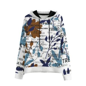 Abstract Letters Design - All-Over Print Men's Raglan Pullover Hoodie | Interlock