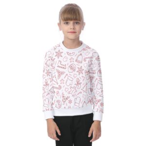 Chrsitmas Pattren Design - All-Over Print Kid's Sweatshirt