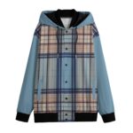 Creaitve Check Design - All-Over Print Men's Varsity Jacket