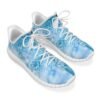 Frost Pattern Backgrounds Design - All-Over Print Men's Coconut Shoes