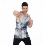 Abstract Blue Texture Design - All-Over Print Men's Tank Top