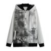 Old Chinese House In Wild Design - All-Over Print Men's Varsity Jacket