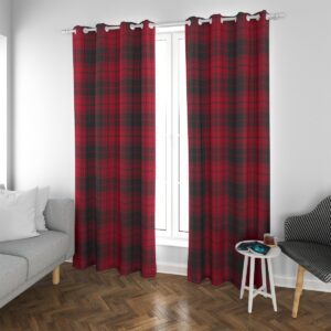 Christmas Check Design - Grommet Curtains (Small Size)