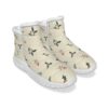 Christmas Twigs Pattren Design - All-Over Print Women's Zip-up Snow Boots