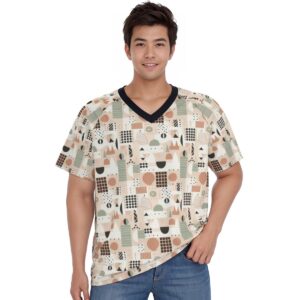 Zmapist Abstract Geometric Boho Pattern Design - All-Over Print Unisex Short Sleeve Jerseys