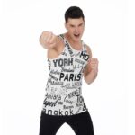 Words Pattren Design - All-Over Print Men's Tank Top