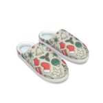 Hand Drawn Christmas Pattern Design - All-Over Print Men's Plush Slippers