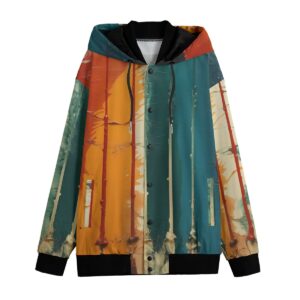 Beautiful Colorul Abstract Design - All-Over Print Men's Varsity Jacket