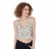 Zmapist Abstract Geometric Boho Pattern Design - All-Over Print Crop-Tank Top