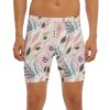 Spring Abstract Pattern Design - All-Over Print Men's Long Boxer Briefs