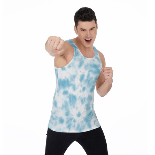 Blue Abstract Design - All-Over Print Men's Tank Top