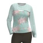 Hello Winter Digital Design - All-Over Print Women's Two-piece Sport Sweatshirt