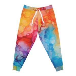 Athletic Joggers - Colorful Alcohol Background Design