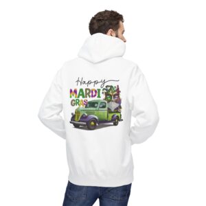 Happy mardi gras Design - Midweight Softstyle Fleece Hoodie