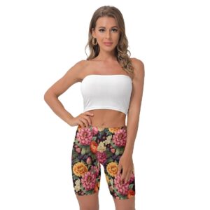 Colorful Flower Pattren Design - All-Over Print Women's Shorts