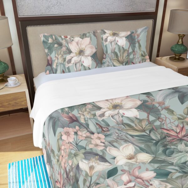Botanical Floral Pattren Design - Three Piece Duvet Cover Set | Widened