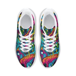 Abstract Graffiti Pattren Design - Men's Road Running Shoes