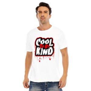 Cool To Be Kind Design - Unisex O-neck Short Sleeve T-shirt | 180GSM Cotton (DTF)