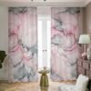 Pastel Alcohol Ink Textures Design - Blackout Curtains with Hooks | 265(gsm)