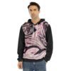 Modern Fluid Non Seamless Marble Design - All-Over Print Men's Pullover Hoodie | Velvet
