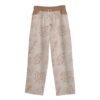 Pattern Dry Leaves Design - All-Over Print Unisex Straight Casual Pants | 245GSM Cotton