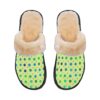 Colrful Dots Pattren Design - Women's Home Plush Slippers