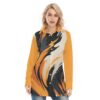 Animal Seamless Patterns Textures Background - All-Over Print Women's Long Shirt