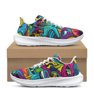 Abstract Graffiti Design - Women's Road Running Shoes