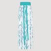 Floral Leave Pattren Design - All-Over Print Women's Traditional Chinese Pleated Skirt
