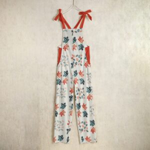 Maple Leaves Pattern Design - All-Over Print Women's Jumpsuit