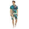 New Alcohol Ink Liquid Texture Design - All-Over Print Men's Short Sleeve Shirt Set