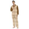 Ornament Seamless Pattern Design - All-Over Print Men's Lapel Pajama Set