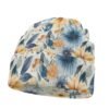 Floral Watercolor Seamless Pattern Design - All-Over Print Knitted Hat