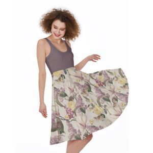 New Romantic Bouquet of Flowers Design - All-Over Print Women's Sleeveless Dress