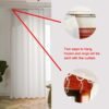 Blackout Curtains with Hooks 265(gsm)