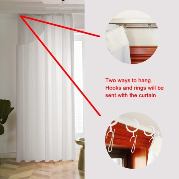 Blackout Curtains with Hooks 265(gsm)