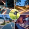 Solar Lights Strip with 90LED, Solar Landscape Light